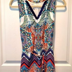 Renee C. Sleeveless shift dress